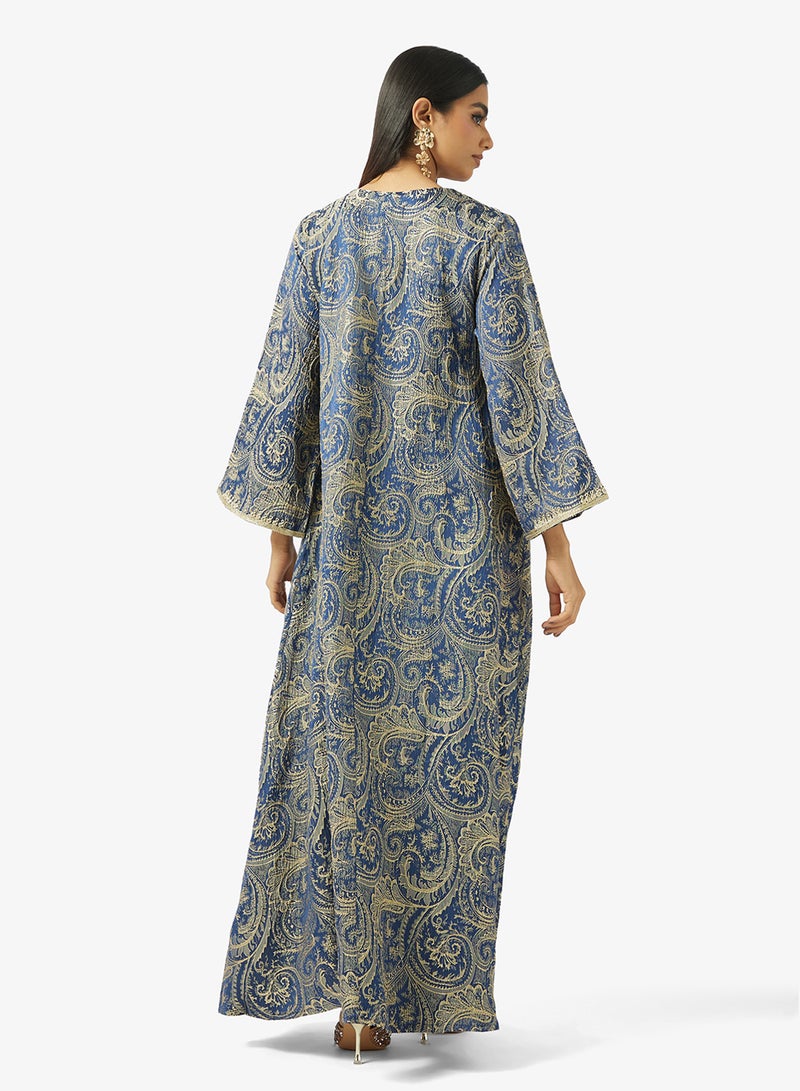 Khizana Embroidered Jalabiya - Image 2